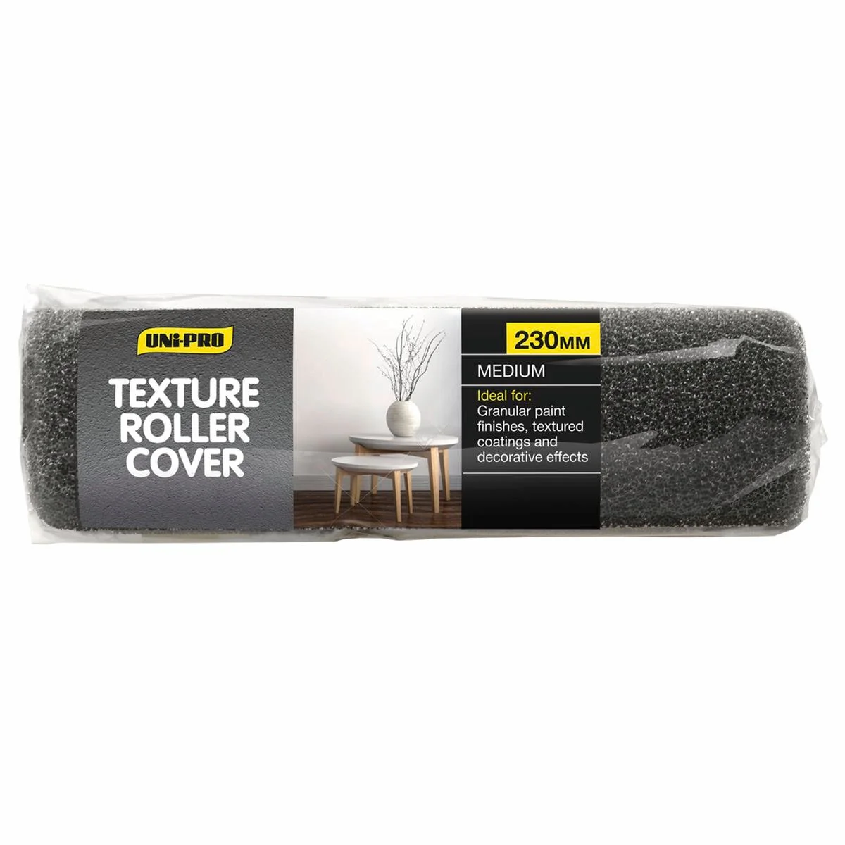 Uni Pro Texture Roller Cover - 230mm - Foam - Medium Texture