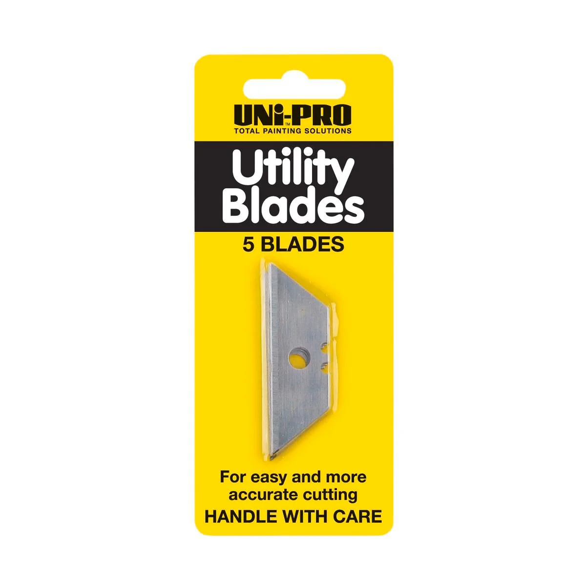 UNi-PRO Utility Blades 5 Pack - Steel - Super Sharp - Versatile Use