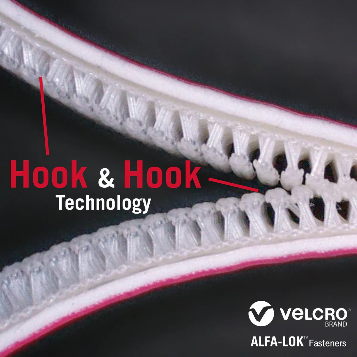 Velcro Brand Alfa Lok Strips - 4 Sets - 76.2mm x 25.4mm - White - Strong Fastening - Image 3