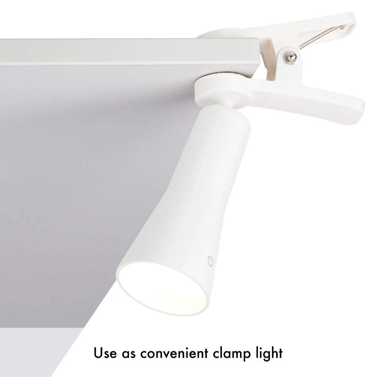 Verve Design 3 in 1 Lucian LED Lamp - 120mm x 365mm - White - Rechargeable - Image 3