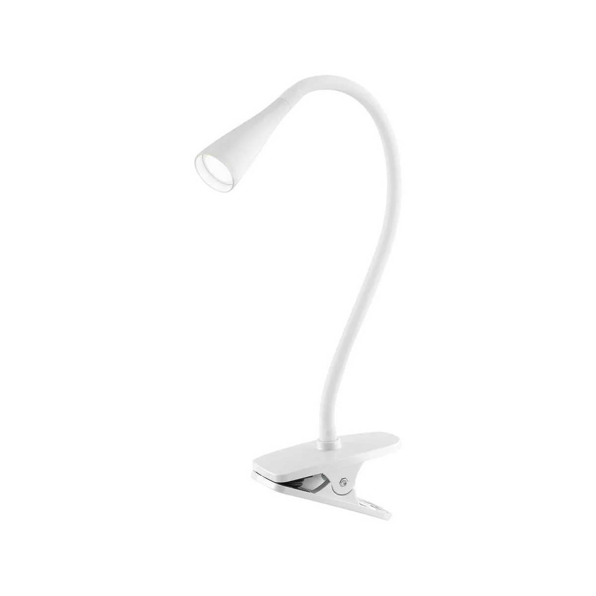 Verve Design Clip Lamp - 225mm - Metal & Plastic - Flexible Gooseneck