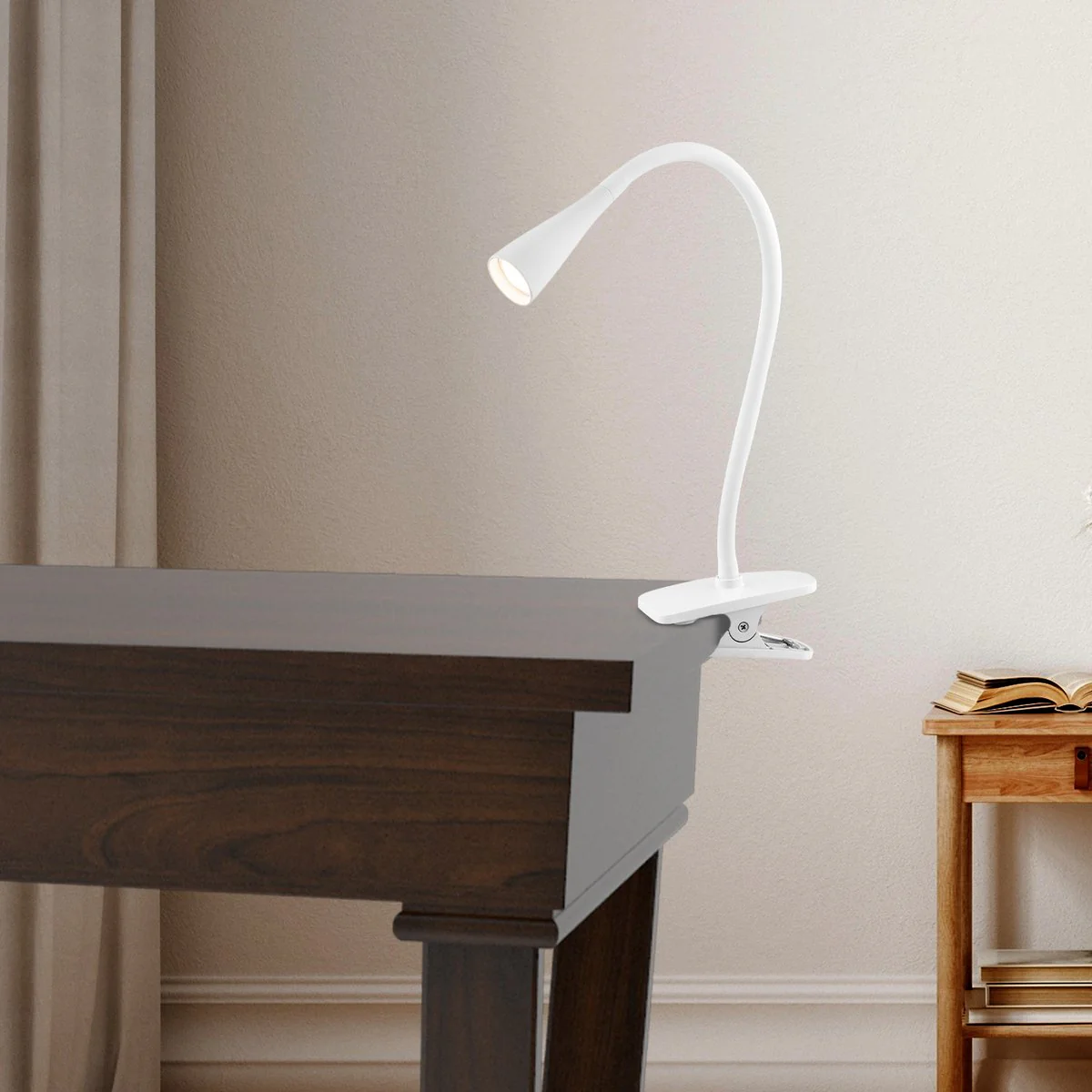 Verve Design Clip Lamp - 225mm - Metal & Plastic - Flexible Gooseneck - Image 2