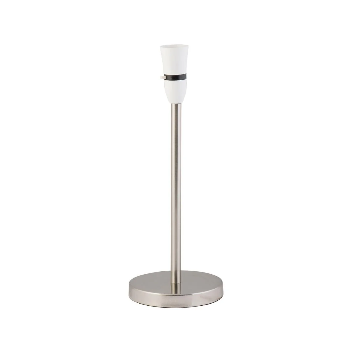 Verve Design Kiama Candlestick Lamp - 60W - Metal - Stainless Steel Finish