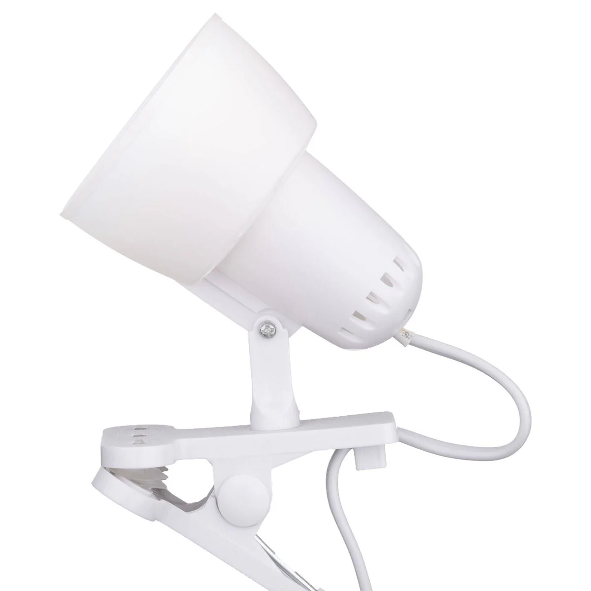Verve Design White Cassy Clip Lamp - Adjustable Head - Inline Switch - 1.5m Cord - Image 3