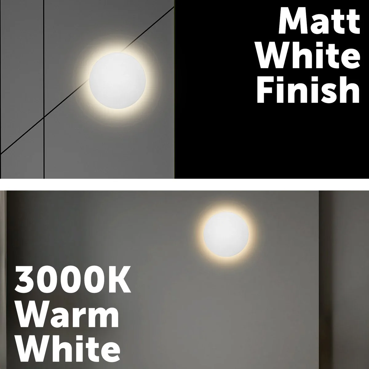 Verve Maxwell Interior Wall Light - 9W LED - 185mm x 50mm x 185mm - Matt White - Image 2