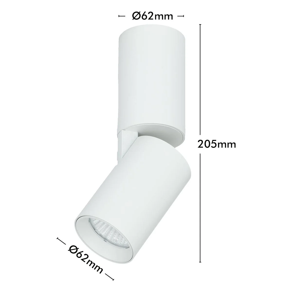 Verve Phoebe 15W Adjustable LED Spotlight 162mm x 205mm - White - Indoor Lighting - Image 5