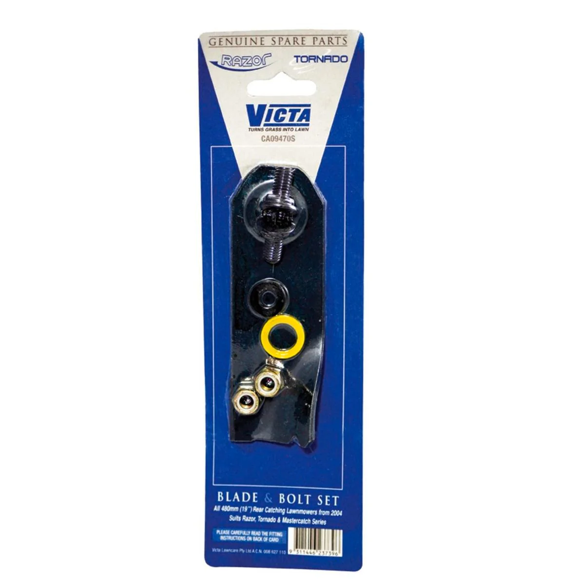 Victa 19 Mower Swing Blade Bolt Set - 19 Inch - Metal - Reliable Performance