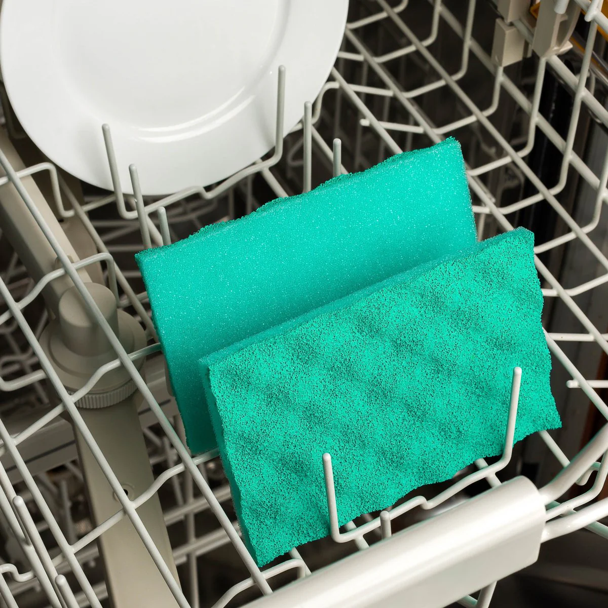 Vileda Pur Active Non Scratch Flat Scourer 2 Pack - 105mm x 210mm - Safe for Non-Stick Cookware - Image 4