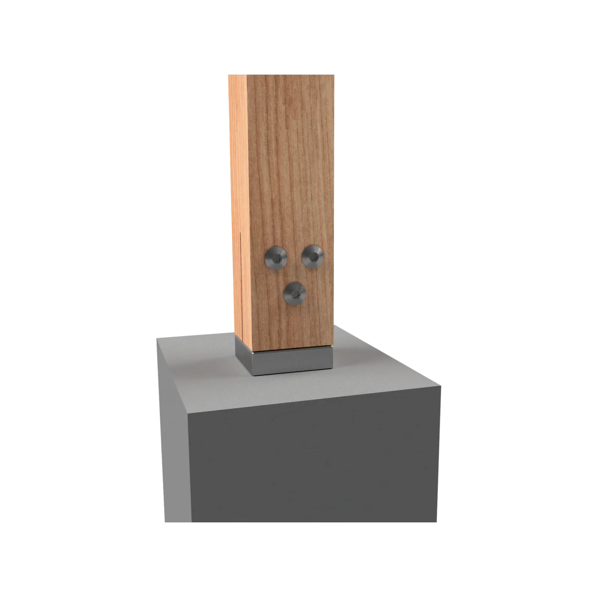 Vuepro 90mm Galvanised Concealed Bolt Down Post Support - Durable Steel - Image 2