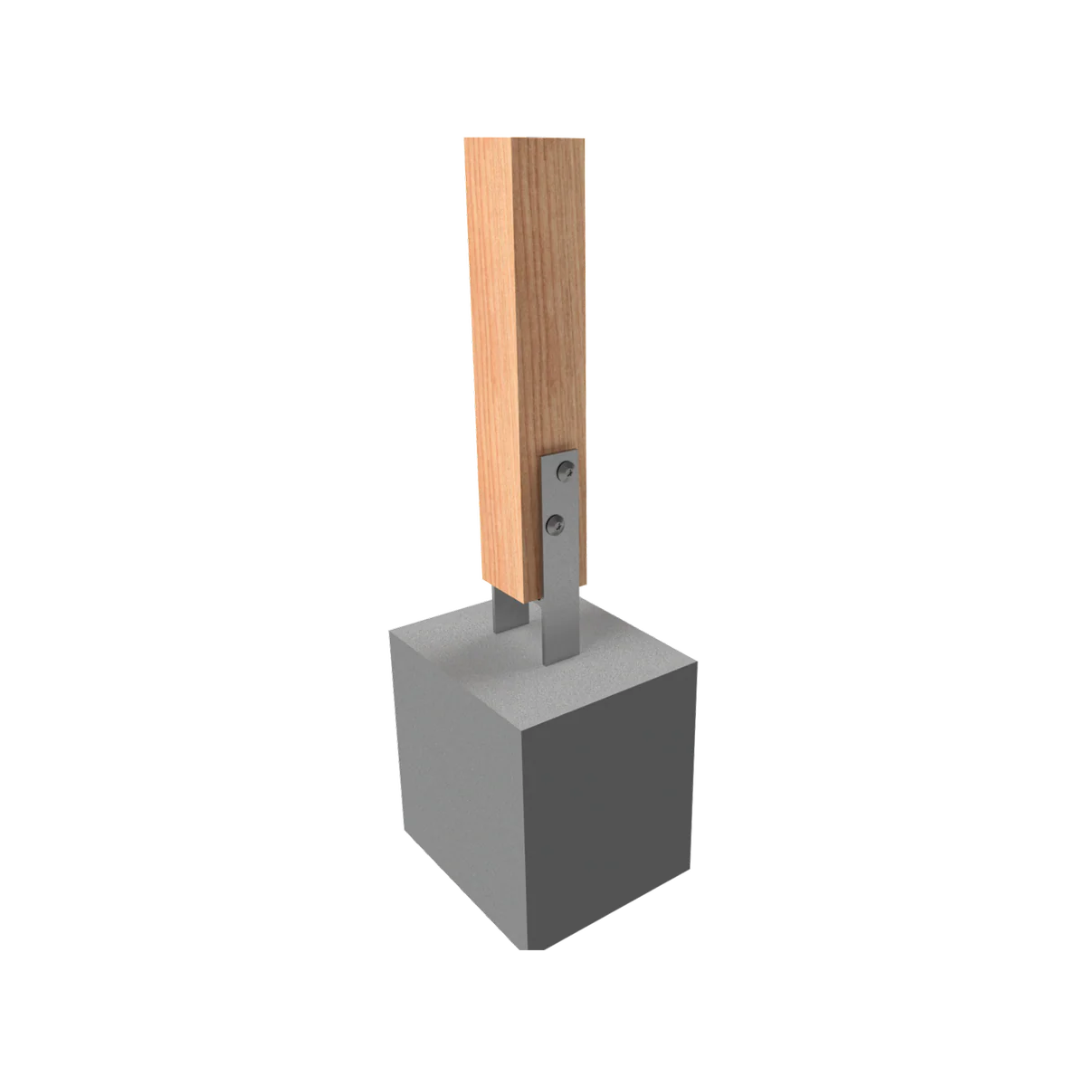 Vuepro Post Support - 600 x 100mm - Stainless Steel - Cyclonic Use - Image 2