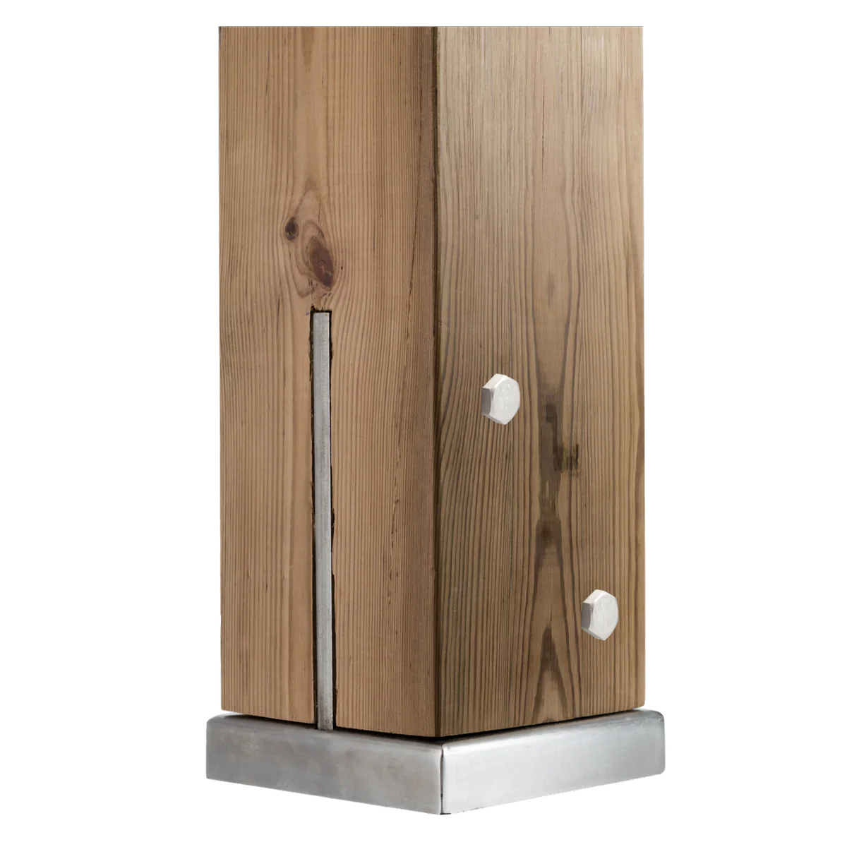 Vuepro T Blade Concealing Cap - 120 x 120 x 30mm - Stainless Steel - Each - Image 2