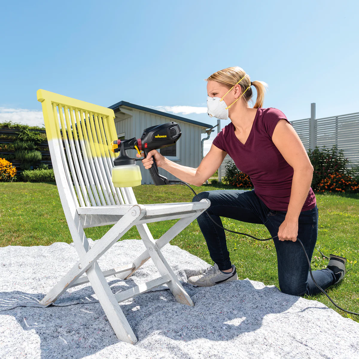 Wagner Flexio 575 Paint Sprayer - 1300ml - Black/Grey/Yellow - 1.9kg - Image 5