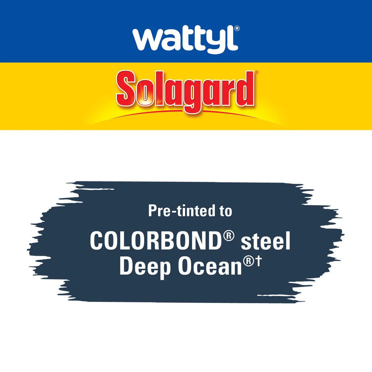 Wattyl 1L Low Sheen Solagard Exterior Paint - Deep Ocean - UV Resistant - Image 3