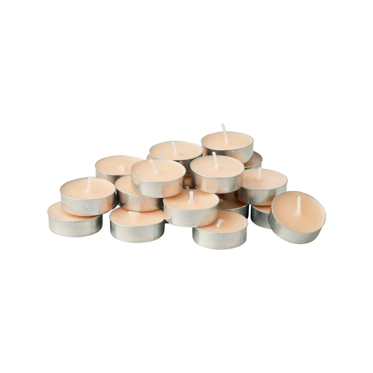 Waxworks Orange Citronella Candle Tea Lights 24 Pack - 135mm x 180mm - Repels Mosquitoes - Image 3