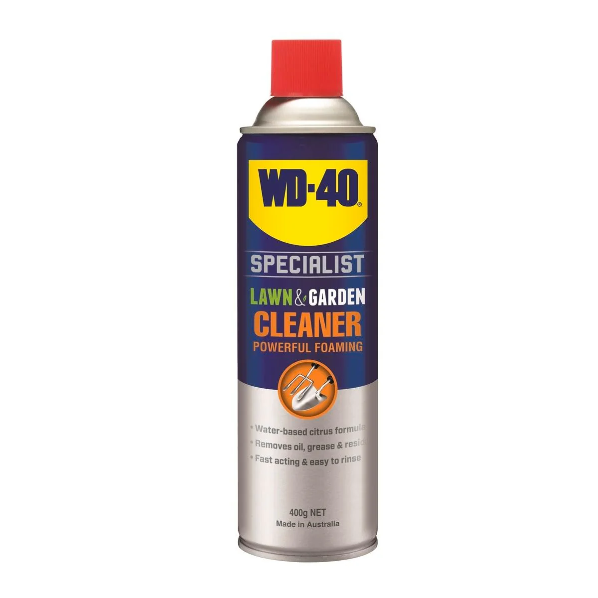 WD-40 Specialist Lawn Cleaner 400g Citrus Foam Fast-Acting