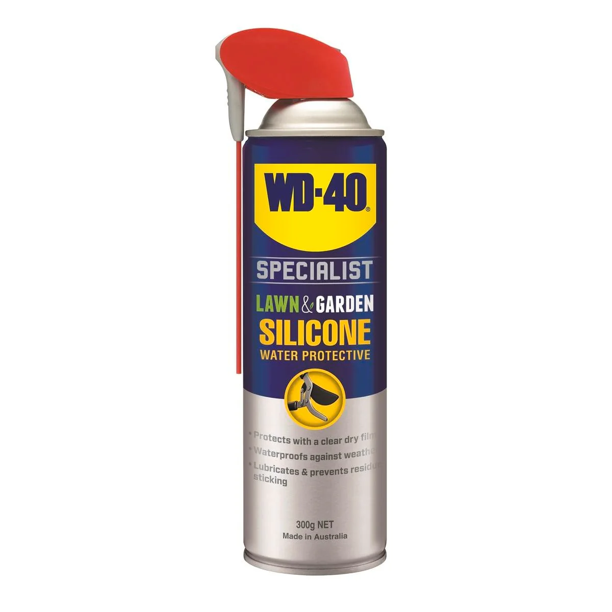 WD-40 Specialist Lawn Garden Silicone 300g Waterproof Lubricant