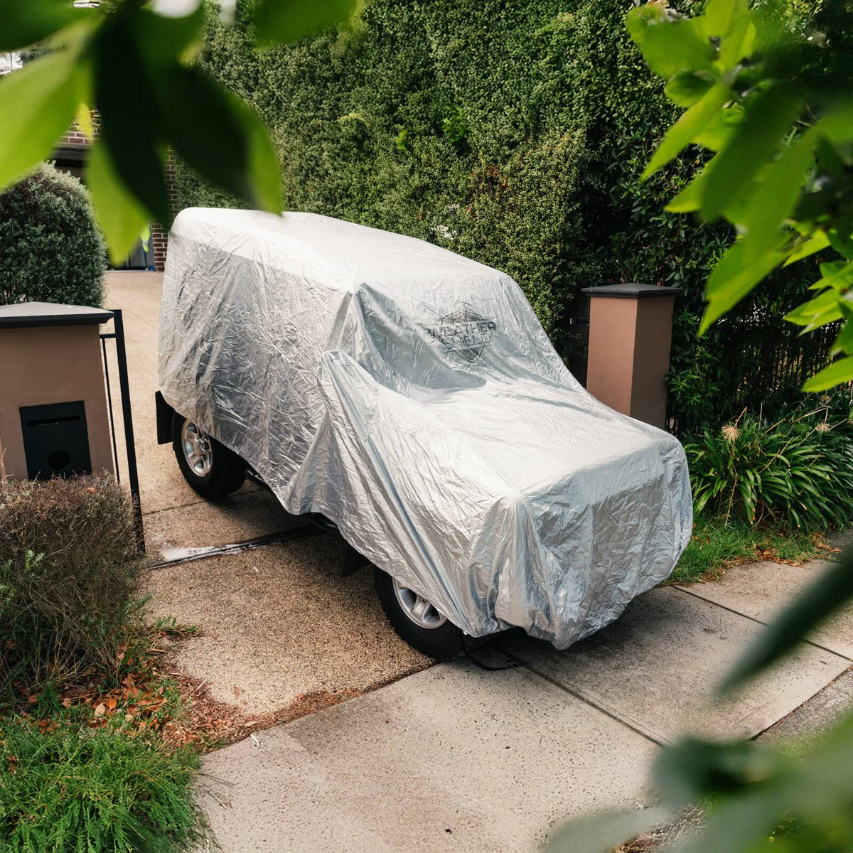 Weathershield Outdoor SUV Car Cover - Full-Size - 1500mm x 1400mm x 4800mm - Silver - Weather-Resistant Protection - Image 3