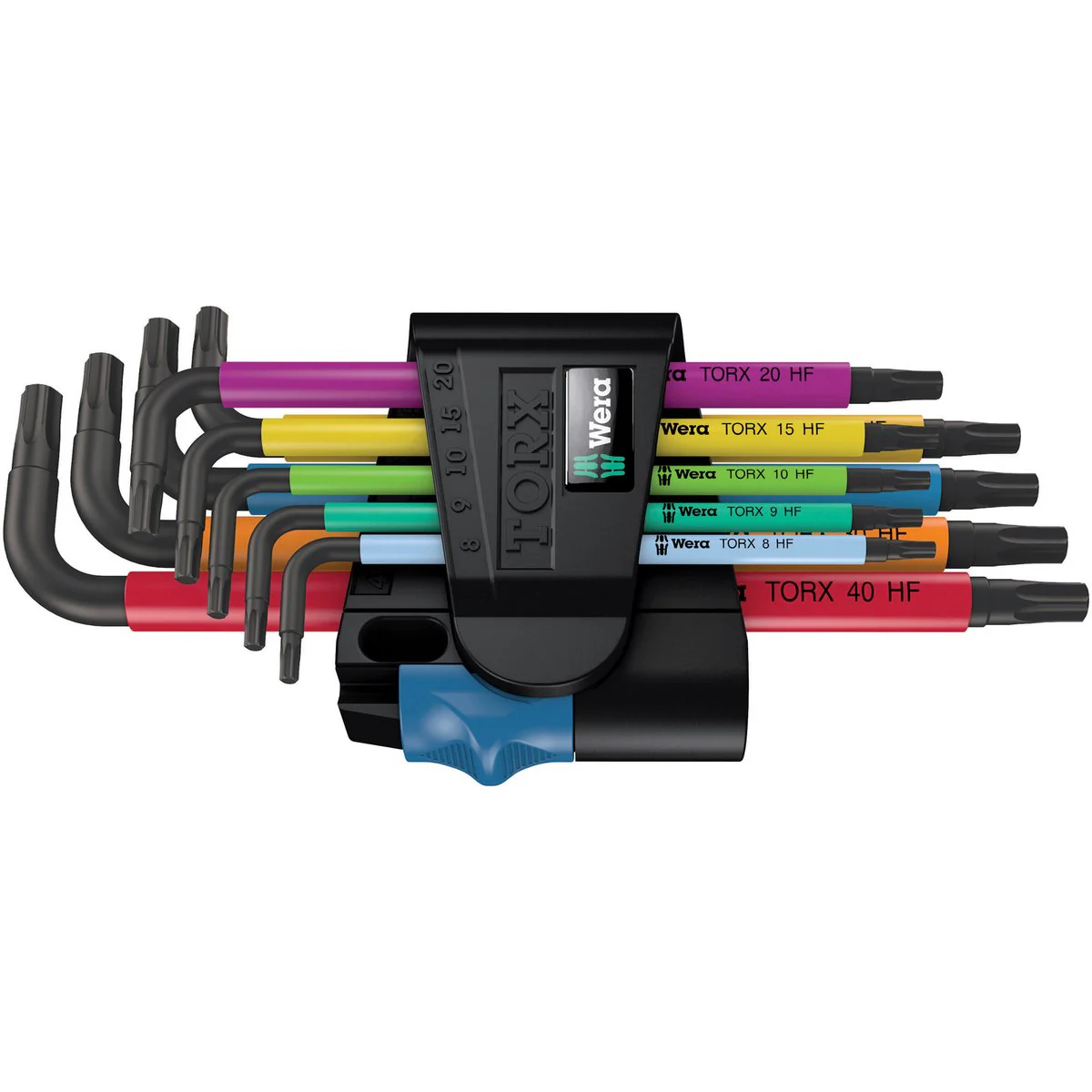 Wera Torx L-Key Set 9-Piece with Holding Function - 72mm x 25mm x 179mm