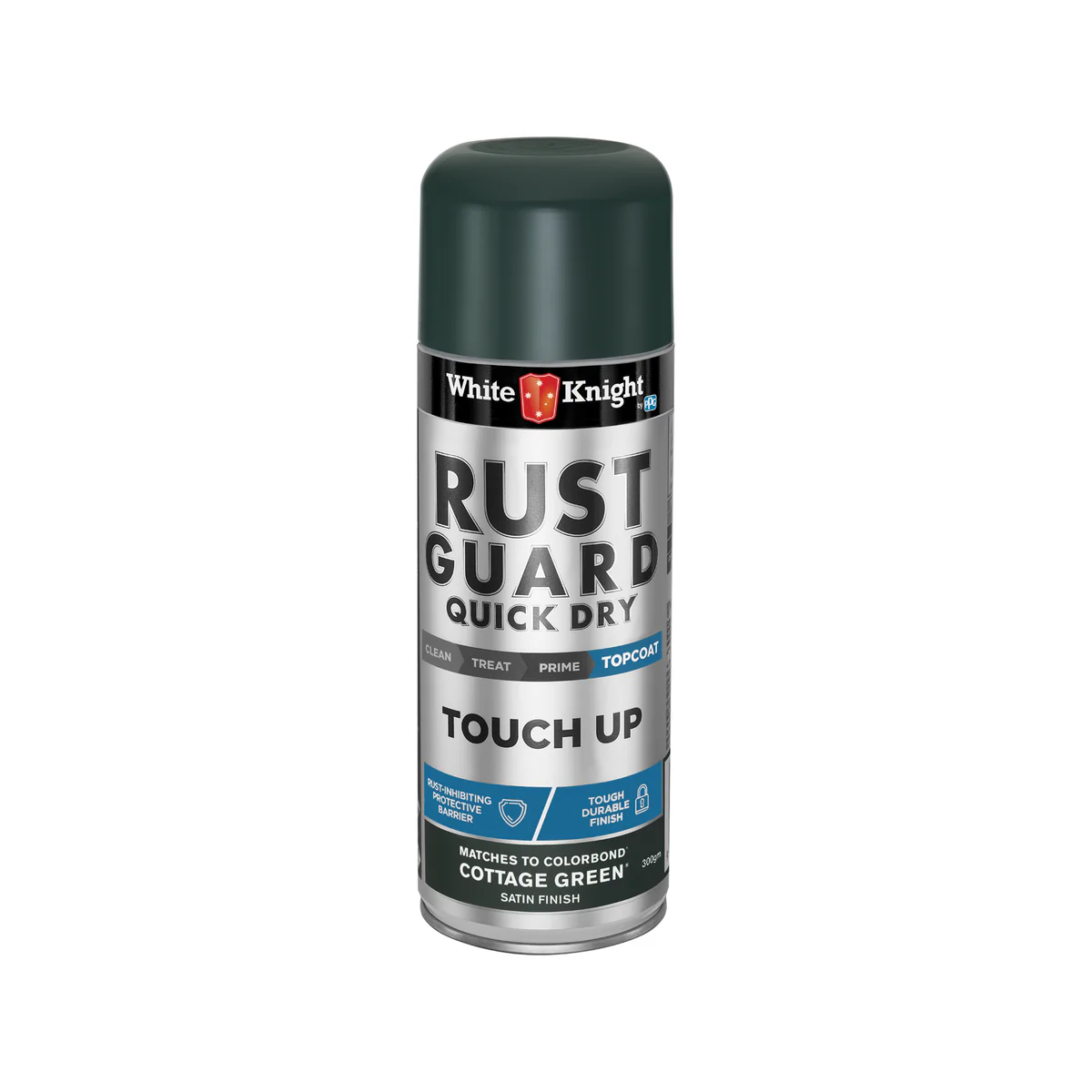 White Knight Rust Guard - 300g - Solvent Based - Satin Finish