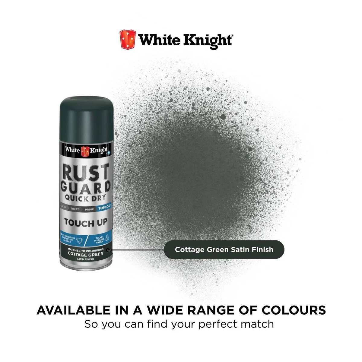 White Knight Rust Guard - 300g - Solvent Based - Satin Finish - Image 3