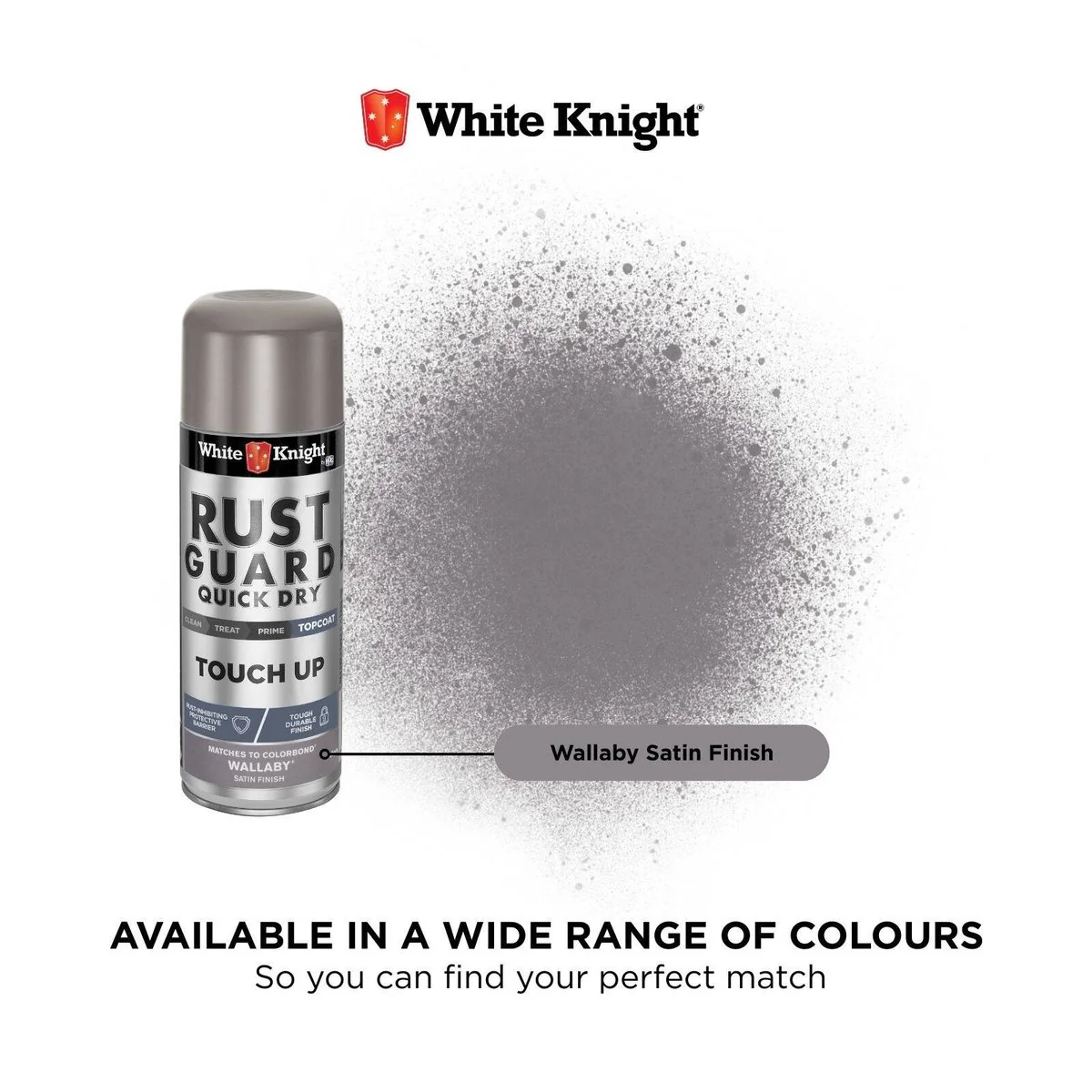 White Knight Rust Guard - 300g - Wallaby - Solvent Based - Quick Drying - Image 2