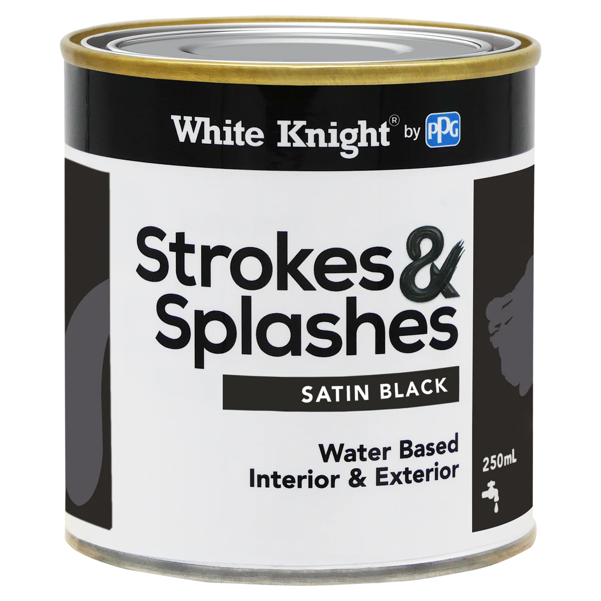 White Knight Strokes and Splashes - 250ml - Water Based - Quick Drying
