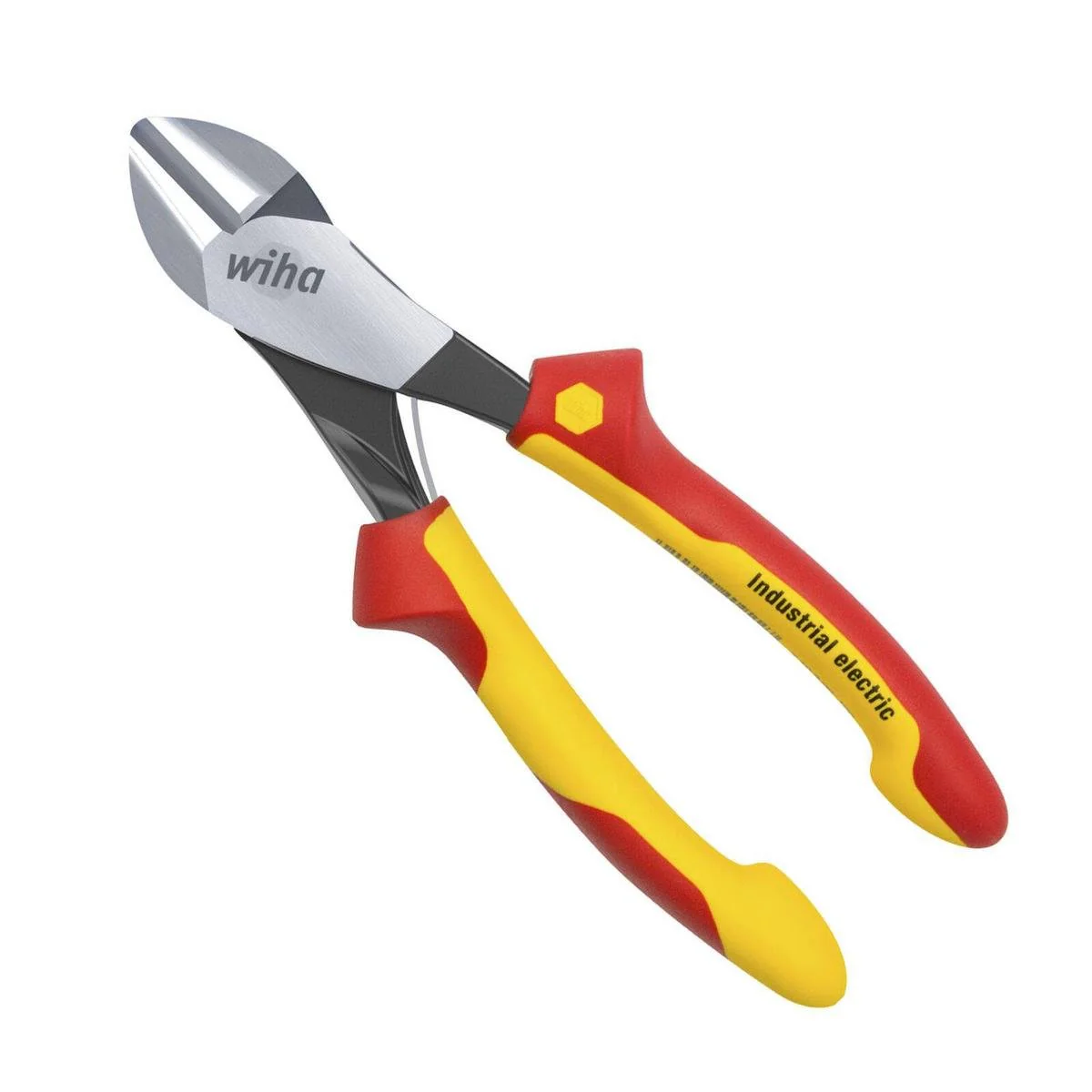 Wiha 200mm VDE 1000V Industrial Electric Diagonal Pliers - Multi