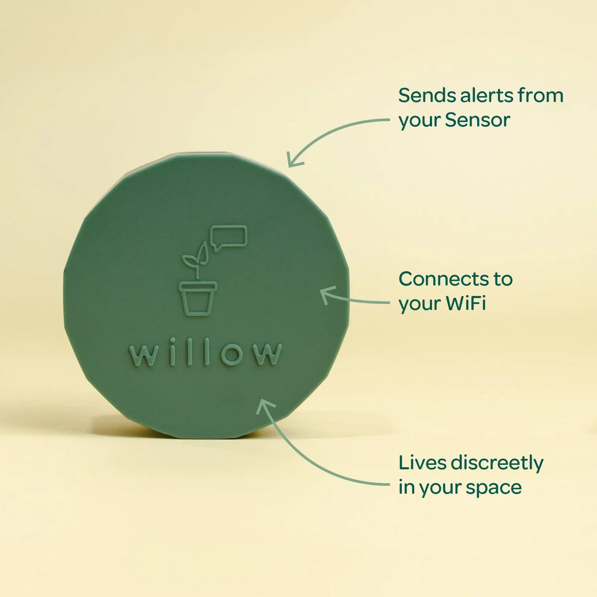 Willow Smart Indoor Plant Sensor Urban Jungle Pack - 5 Sensors & Hub - 355mm x 40mm x 197mm - Monitors Soil Moisture, Light, Temperature, Humidity - Image 3