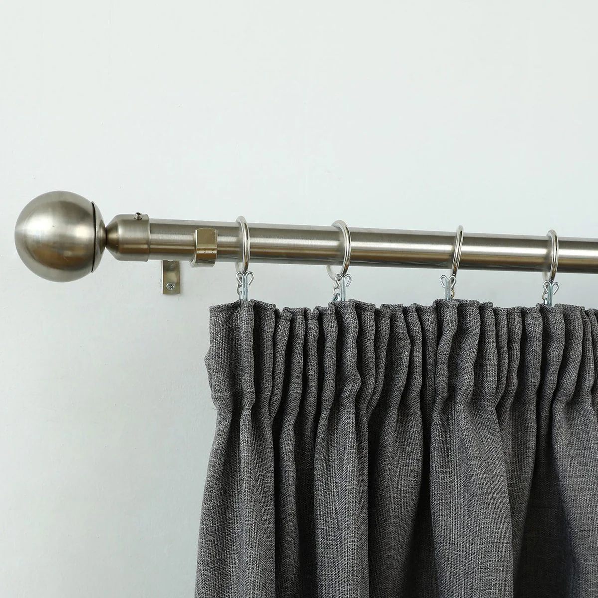 Windoware Slip in Curtain Hook - 25mm - Shiny Metal - Zinc - 14 Pack - Image 2