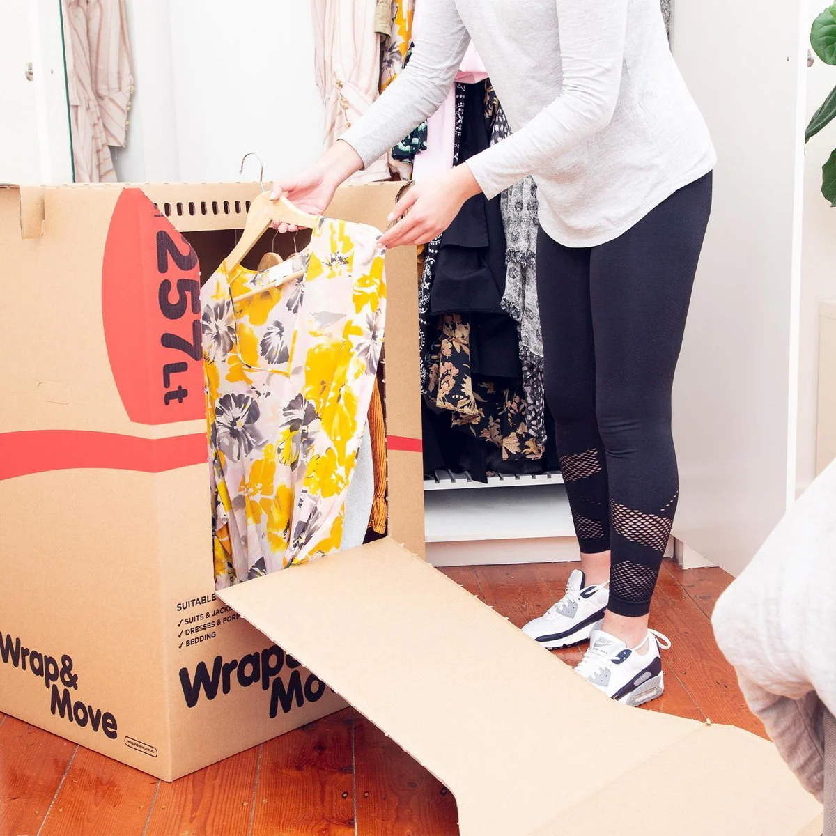 Wrap Move Porta Robe - 475 x 900 x 600mm - Cardboard - Heavy Duty - Image 5