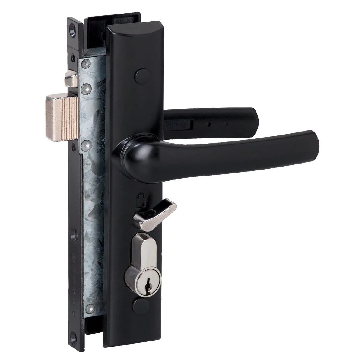 Yale Quattro Lock Screen Security Door - 145mm x 250mm x 75mm - Black