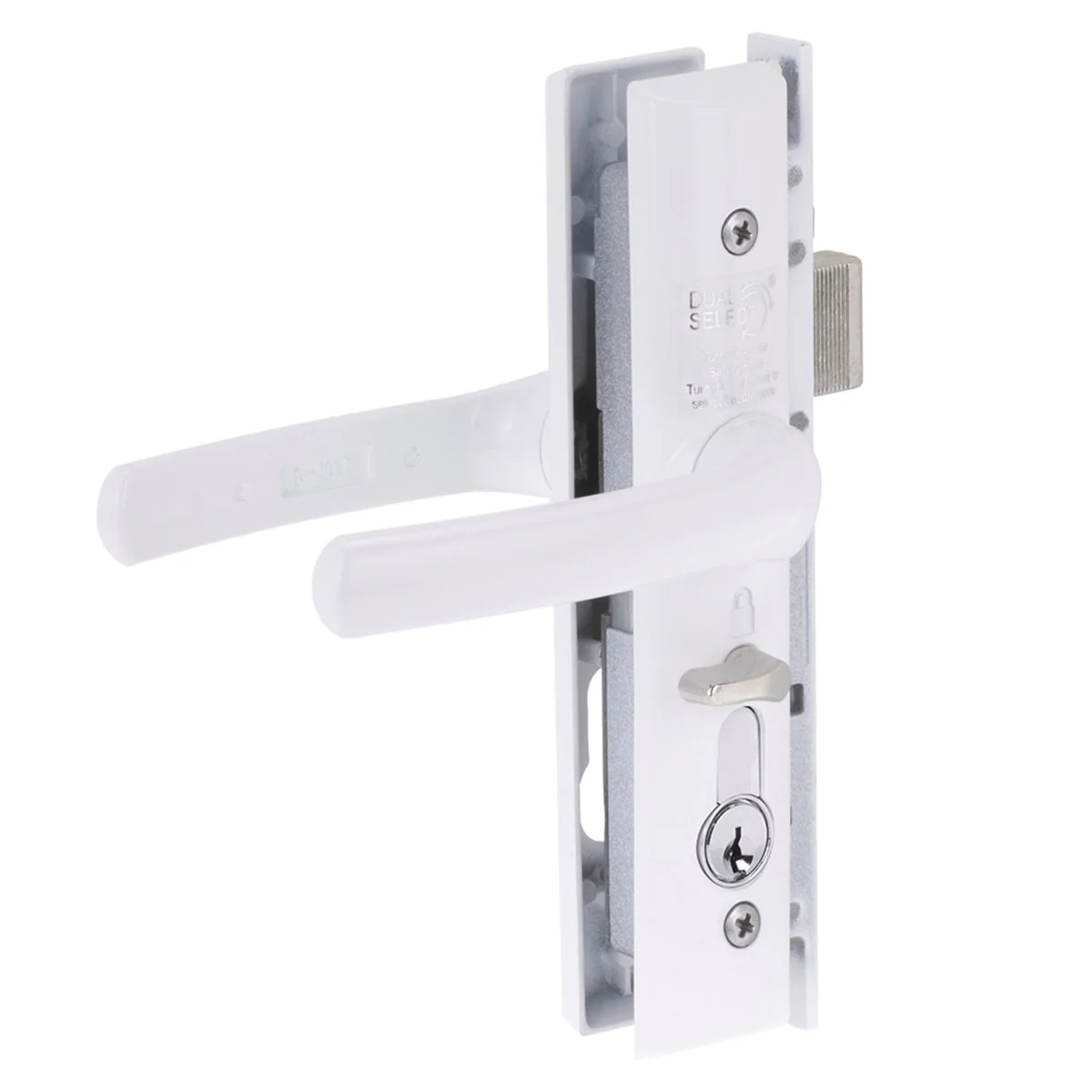 Yale Quattro Lock Screen Security Door - 280mm x 77mm x 45mm - White - Image 2