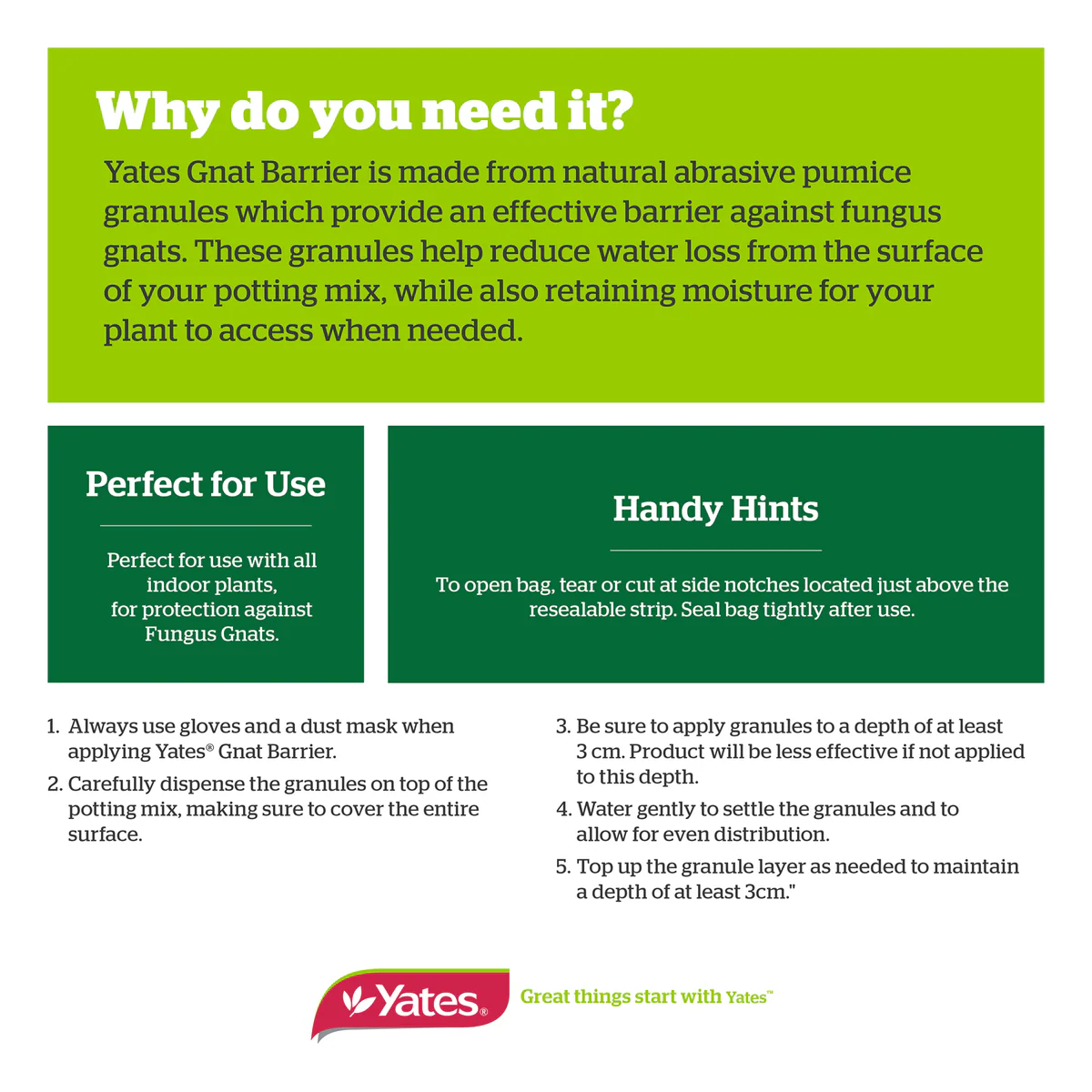 Yates Gnat Barrier - 4.5L Pumice Granules - Effective Fungus Gnat Control - Image 2