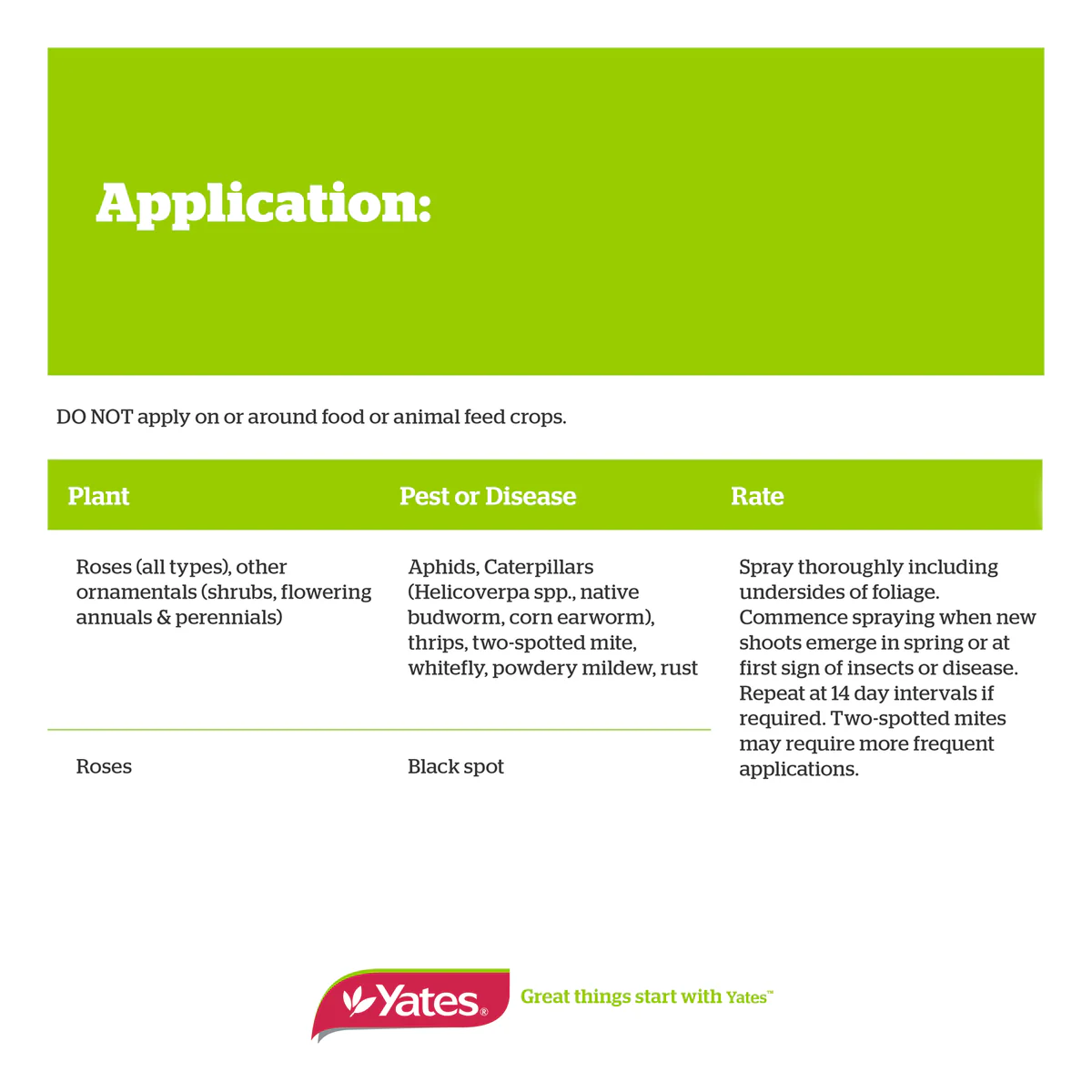 Yates Rose Gun - 750ml - Spray - Insecticide and Fungicide - Image 3