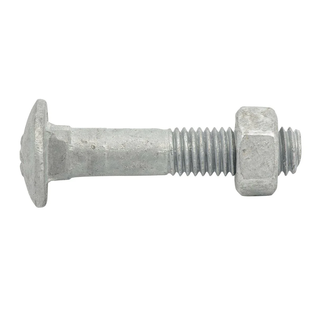 Zenith Cup Head Bolt and Nut 10x50mm Hot Dipped Galvanised Corrosion Resistant