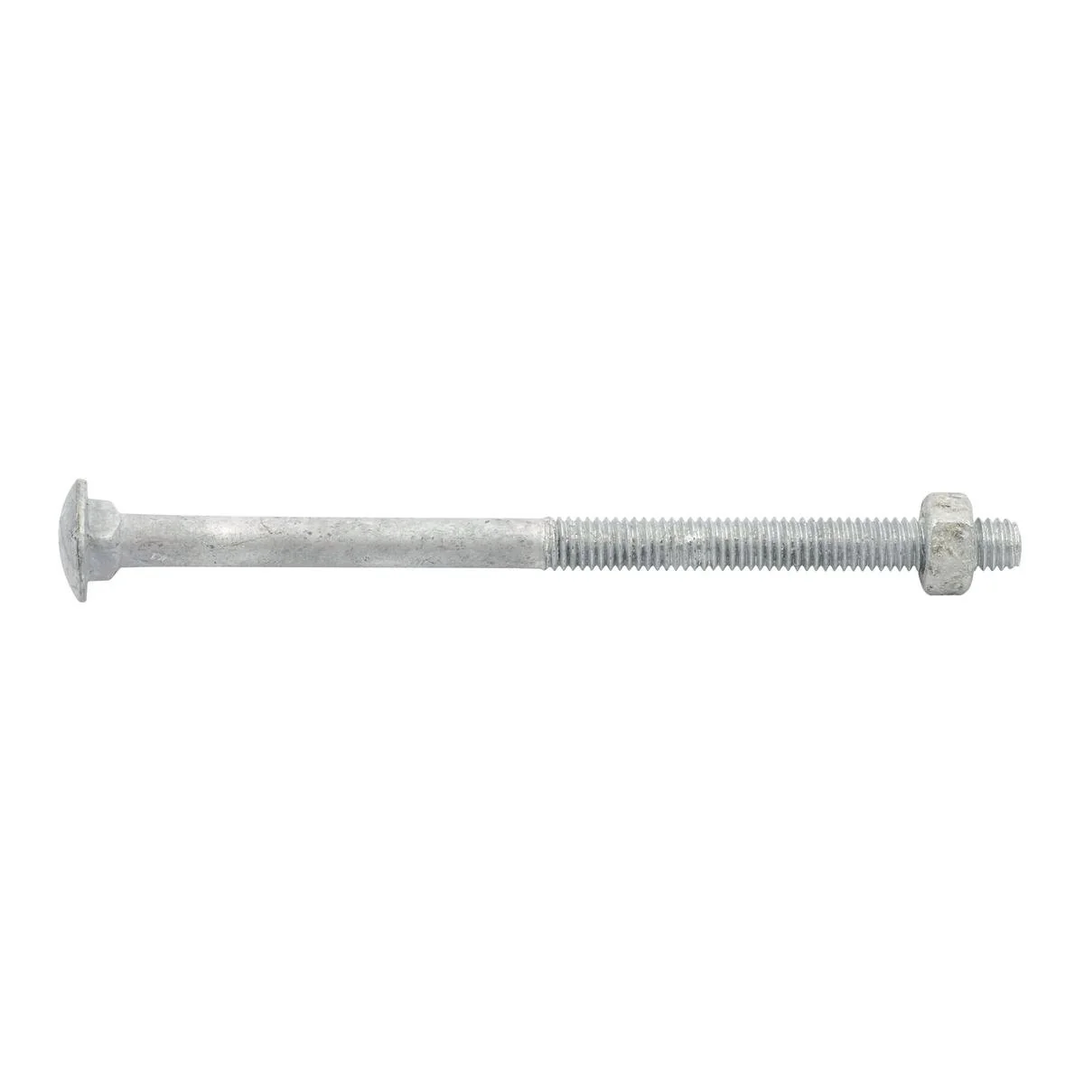 Zenith Cup Head Bolt - M6 x 100mm - 4.6 Grade Steel - Hot Dipped Galvanised