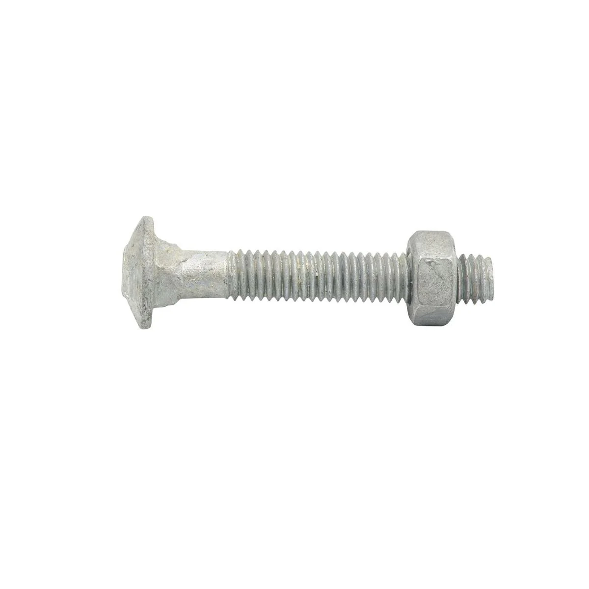 Zenith Cup Head Bolt - M6 x 40mm - 4.6 Grade Steel - Hot Dipped Galvanised