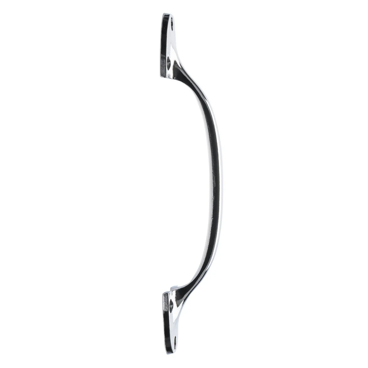 Zenith Door Handle - 195mm - Zinc Alloy - Heavy Duty Chrome Plated - Image 5