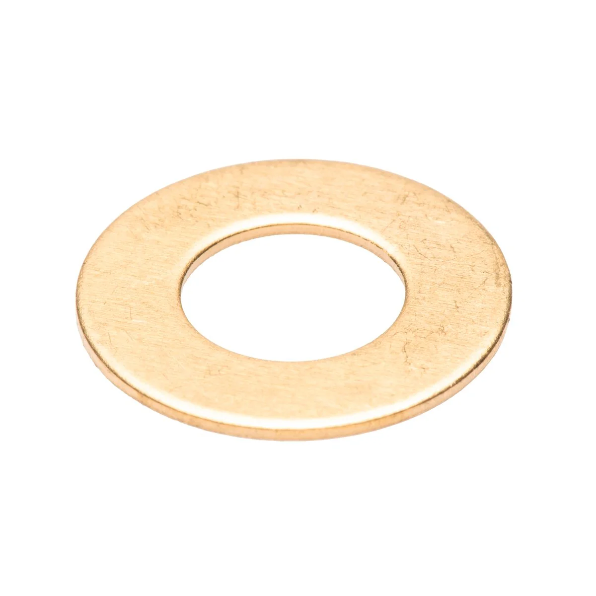 Zenith Flat Washer - 5/16 - 10 Pack - Solid Brass - Round Shape - Image 2
