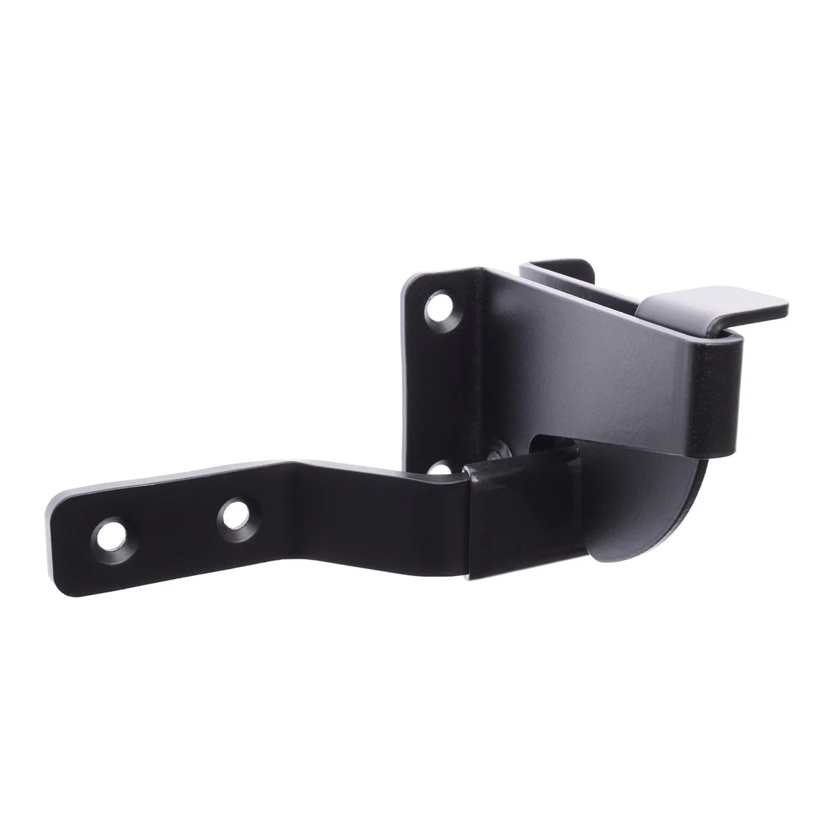 Zenith Matte Black D Pattern Gate Latch - 60mm x 45mm x 130mm - Steel - Image 2