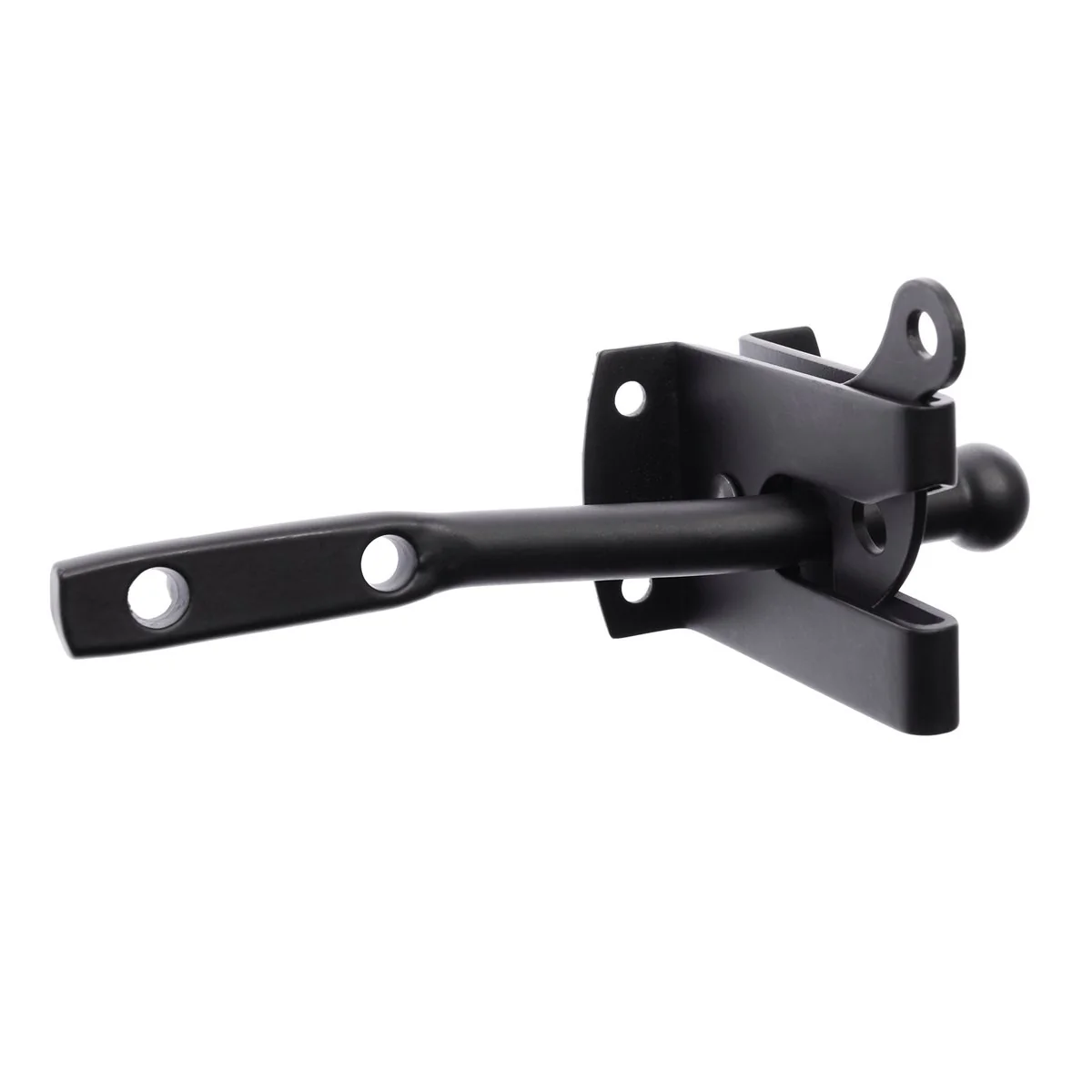 Zenith Matte Black Improved Gate Latch - 60mm x 35mm x 130mm - Steel - Image 2