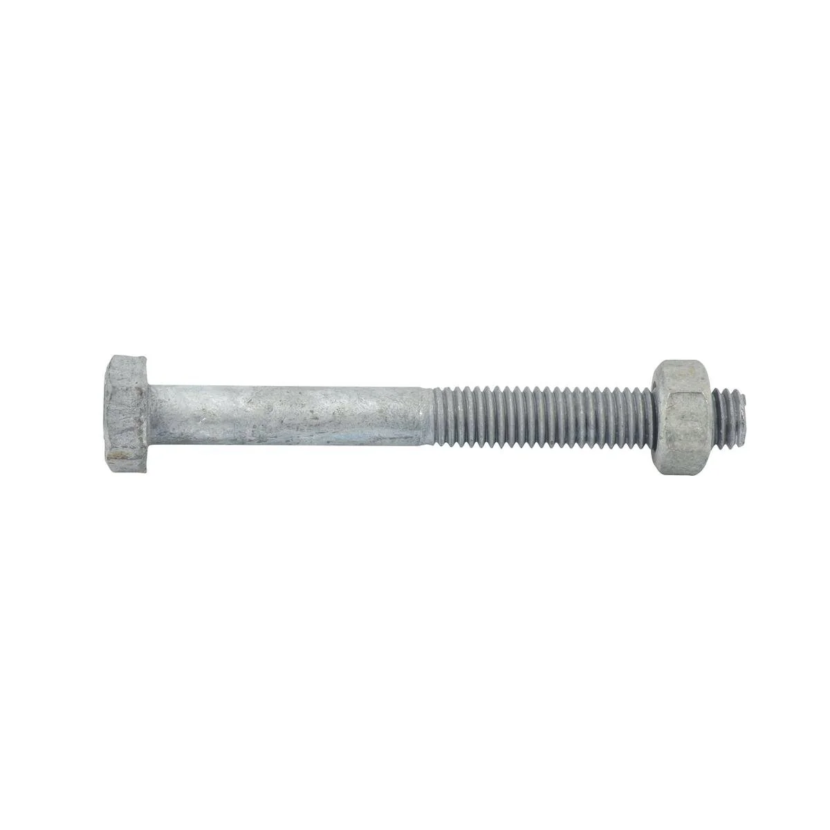 Zenith Hex Head Bolt - M8 x 150mm - 4.6 Grade Steel - 1 Pack - Hot Dipped Galvanised