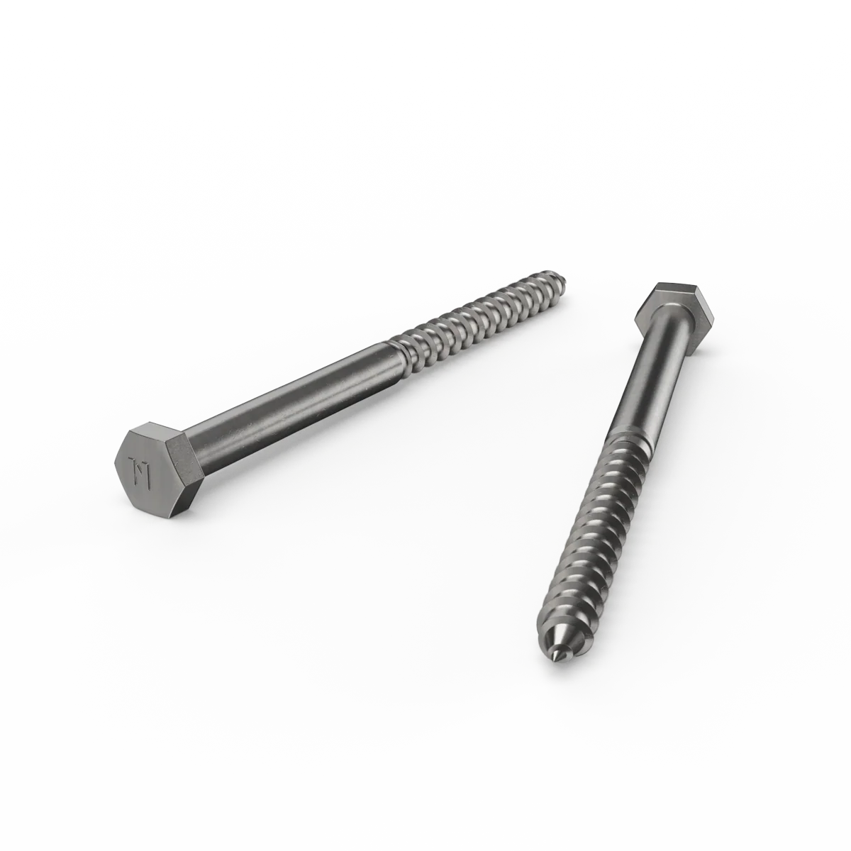 Zenith Hex Head Coach Screws - M10 x 150mm - Stainless Steel 304 - Heavy Duty
