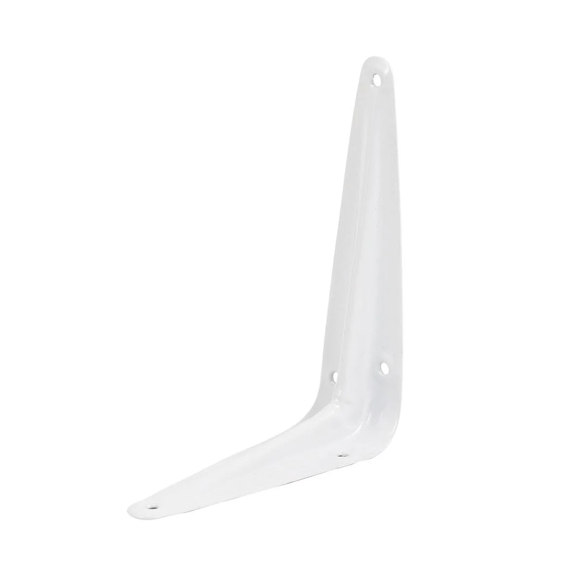 Zenith Light Duty Bracket - 125mm x 100mm - Steel - White Finish - 1 Pack