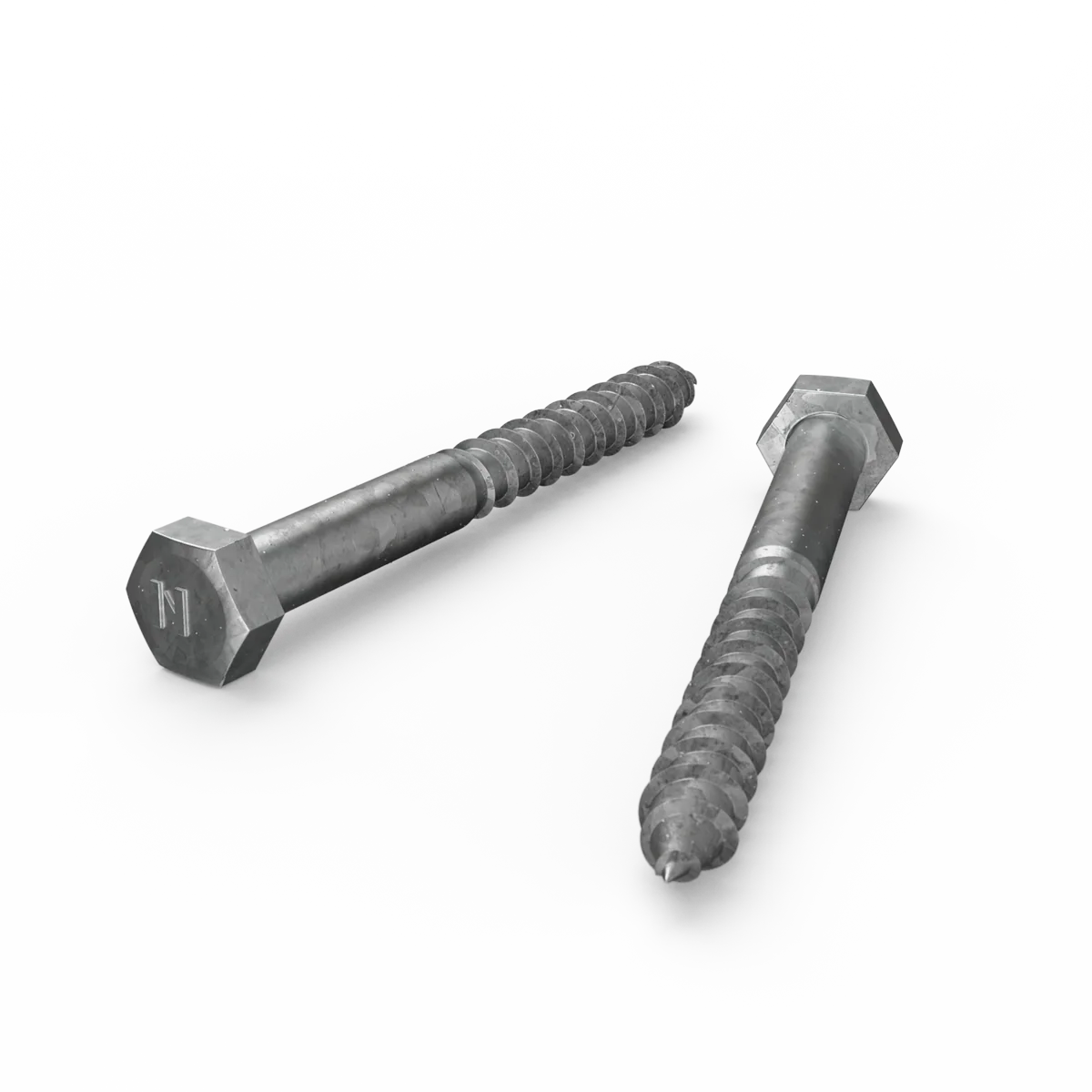 Zenith M10 x 100mm Hot Dip Galvanised Hex Head Coach Screws - Heavy-Duty Fastening