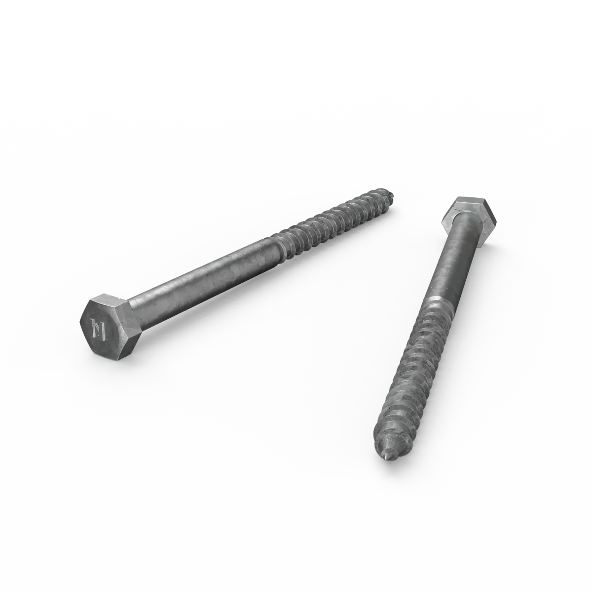 Zenith M10 x 150mm Hot Dip Galvanised Hex Head Coach Screws - Heavy-Duty Fastening