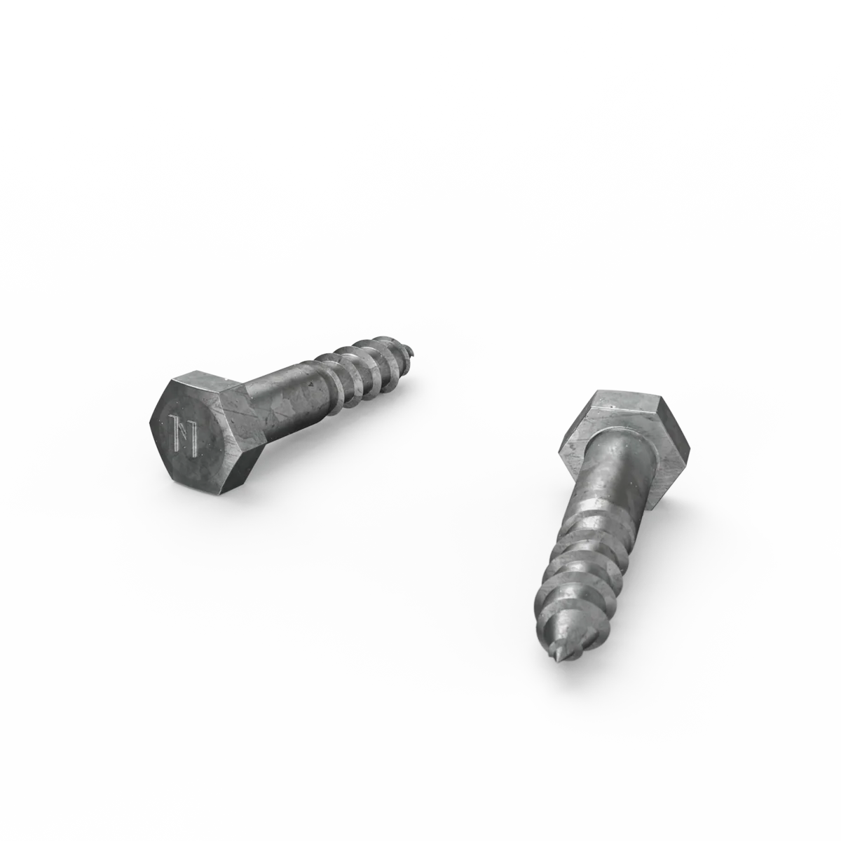 Zenith M10 x 50mm Hot Dip Galvanised Hex Head Coach Screws - 25 Pack - Heavy-Duty Fastening - Image 2