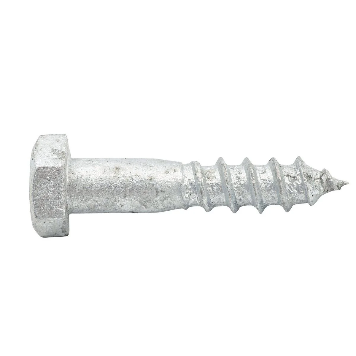 Zenith M10 x 50mm Hot Dipped Galvanised Hex Head Coach Screw - Each - Corrosion Resistant - Strong Fastening