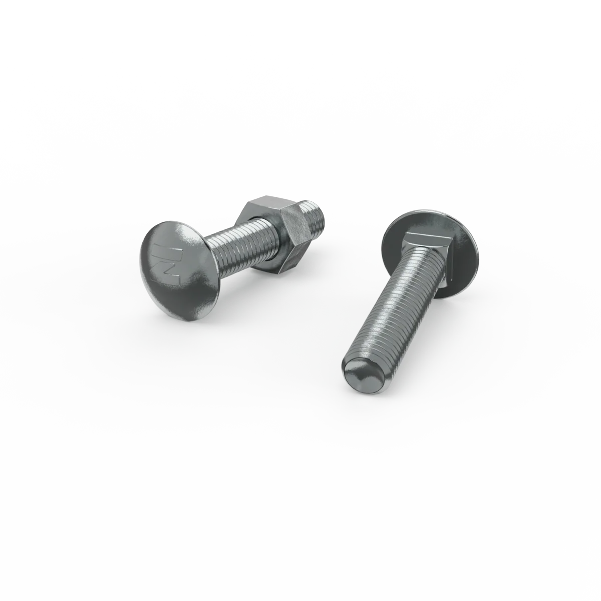 Zenith M10 x 50mm Zinc Plated Cup Head Bolts Nuts 25 Pack - Reliable Fastening - Image 2