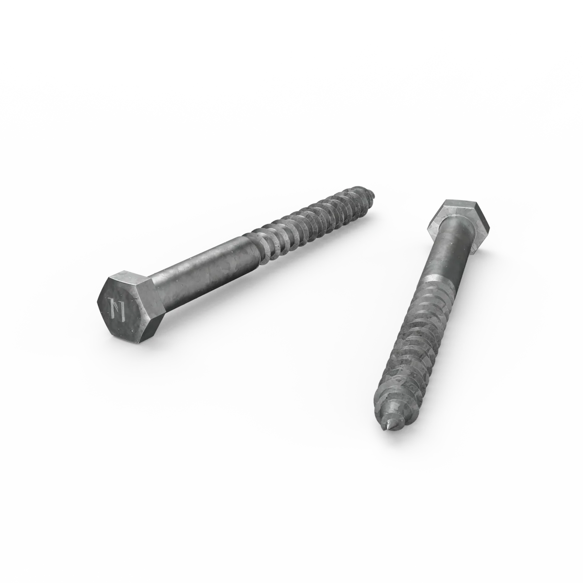 Zenith M12 Hex Head Coach Screws 12 Pack - 130mm - Hot Dip Galvanised - Heavy-Duty - Image 2